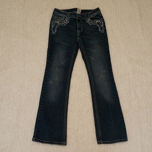 Girl's size 10 boot cut jeans